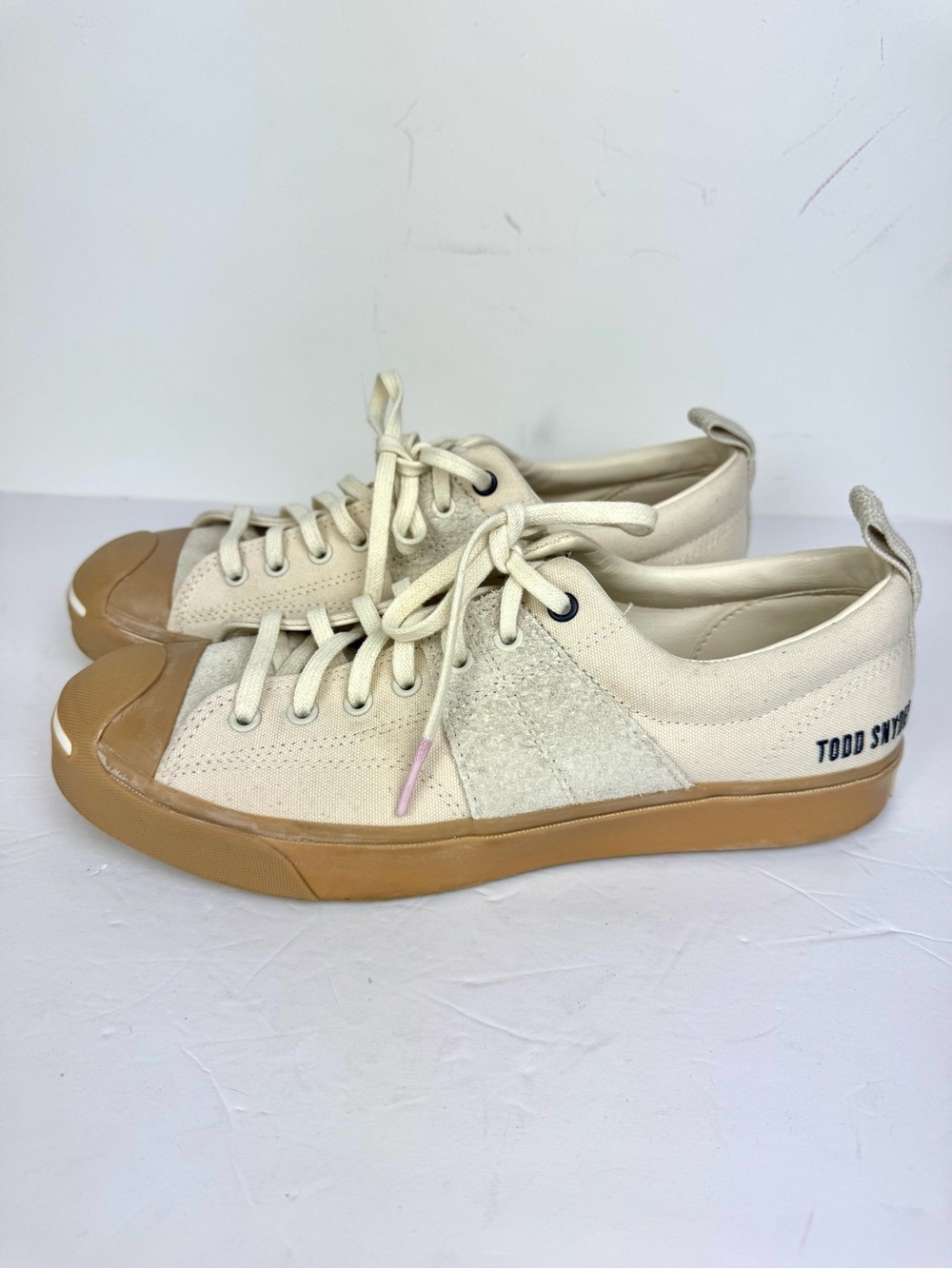 Todd Snyder x Jack Purcell Converse Men’s Egret Gum Lifestyle Sneaker Size 10